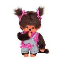 Monchhichi Pink Dot Ribbon Girl