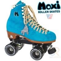 moxi pool blue quad roller skates