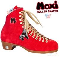 Moxi Poppy Red Quad Roller Skates-Boot Only