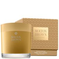 molton brown mesmerising oudh accord and gold three wick candle 480g