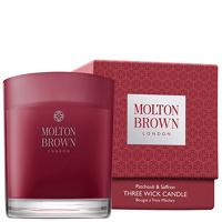 molton brown patchouli and saffron single wick candle 180g