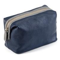 montegrappa necessaire toiletry bag blue grey