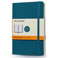 Moleskine Coloured Ruled Notebook Soft Pocket Underwater Blue