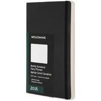 Moleskine 12m Planner Weekly Notebook Large Soft Black
