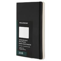 Moleskine 12m Planner Weekly Notebook Pocket Soft Black