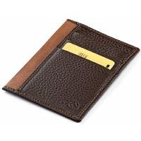 montegrappa credit card case 33 cc brown caramel