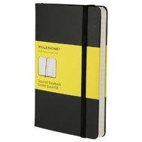 moleskine black squared pocket notebook