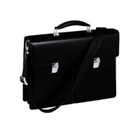Montblanc Double Gusset Briefcase with Shoulder Strap