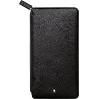 Montblanc Soft Grain Travel Wallet 13cc Zip Black