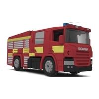 Model Toy Red Scania Fire Engine