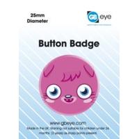 Moshi Monsters Poppet Face Button Badge