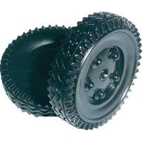 modelcraft 312069 plastic wheels 24x7mm with 16mm bore pk2