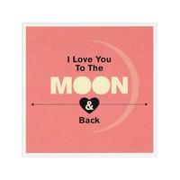 moon and back card