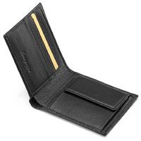 Montegrappa Wallet 3 CC with Coin Case Black