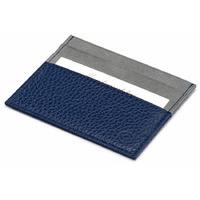 montegrappa credit card case flat blue grey