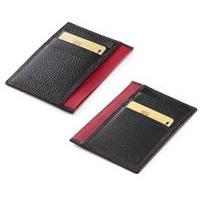 Montegrappa Vertical Pocket Case 3+3 CC Black & Red