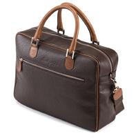 Montegrappa Business Bag Brown & Caramel