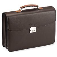 Montegrappa Business Briefcase Brown & Caramel