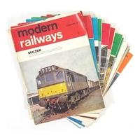 Modern Railways Magazine - 15 issues - Jan 1965 - Dec 1969