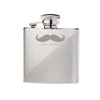 Moustache 4oz Hip Flask