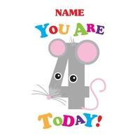 Mouse | Children\'s Birthday Card