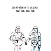 Move Along| Funny Engagement Card |GO1029SCR