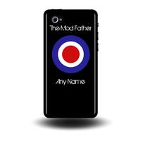 mod father black personalised phone cases