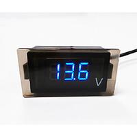 motorcycle car led digital voltmeter