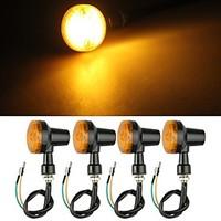 motorcycle motorbike amber turn signal light bulb indicator 12v 4 pcs