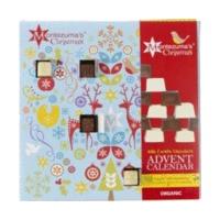 montezumas organic milk and white chocolate advent calendar 240g