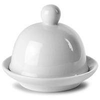 Moonlight Round Covered Butter Dish 9 x 6.5cm (Pack of 6)