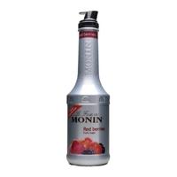 monin red berries puree litre