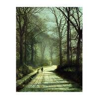 moonlight walk by john atkinson grimshaw