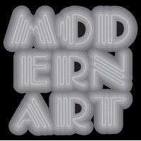 modern art neon grey by ben eine