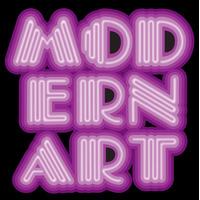 Modern Art - Neon Purple By Ben Eine