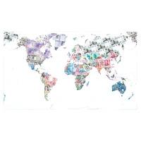 Money Map of the World 2013 - Hand Finished By Justine Smith