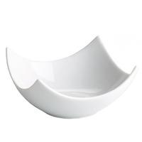 moonlight scalloped edge square serving bowl 95cm set of 12