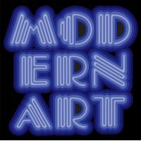 Modern Art - Neon Violet/Indigo By Ben Eine