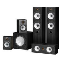 Monitor Audio MR4 AV Black Oak 5.1 Speaker Package