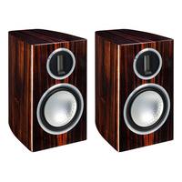 monitor audio gold 100 piano ebony bookshelf speakers pair