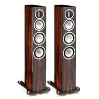 monitor audio gold 200 piano ebony floorstanding speakers pair