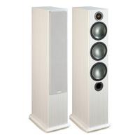 monitor audio bronze 6 white ash floorstanding speakers pair