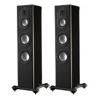 monitor audio platinum pl200 ii gloss black floorstanding speakers pai ...