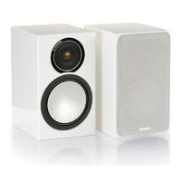 Monitor Audio Silver 1 Gloss White Bookshelf Speakers (Pair)