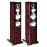 monitor audio gold 300 dark walnut floorstanding speakers pair