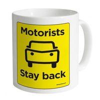 motorists stay back mug