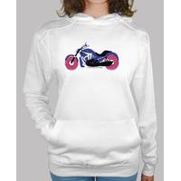 moto donut white sweatshirt