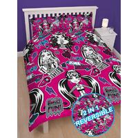 Monster High Fear Double Duvet Cover & Pillowcase Set