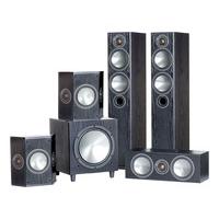 monitor audio bronze 5av10 black oak 51 speaker package