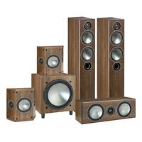 Monitor Audio Bronze 5AV10 Walnut 5.1 Speaker Package